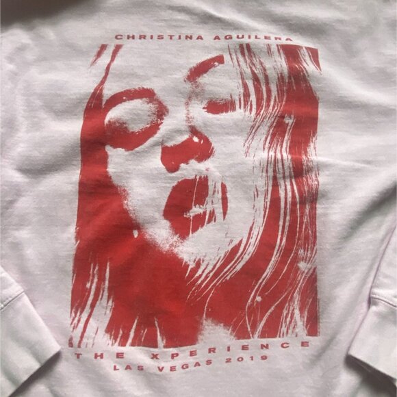 Christina Aguilera The Experience Las Vegas 2019 Adult Sweatshirt-M-Fair - Picture 7 of 8